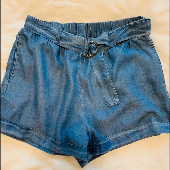 Alya Pants - NEW Alya Chambray paper bag shorts. 100% Lycell
